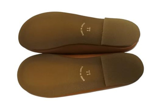 【かぼちゃの馬車CA-15 キャメル】ころんと靴紐シューズ